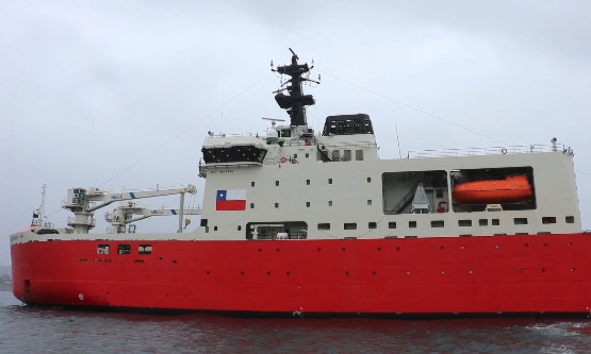 El rompehielos más moderno de Sudamérica recaló en Puerto Montt