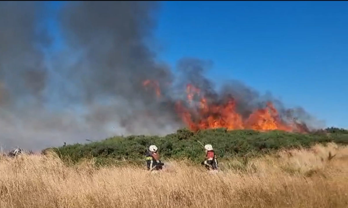 Bombero de Puerto Varas en estado grave tras sufrir paro cardíaco durante un incendio