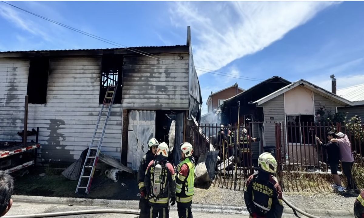Incendio en Alerce deja a comunicador Pablo Barría entre los afectados