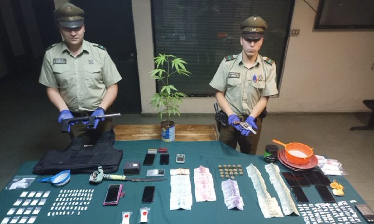 Desarticulan banda dedicada al microtráfico en Rahue Alto: Ocho detenidos y armas incautadas
