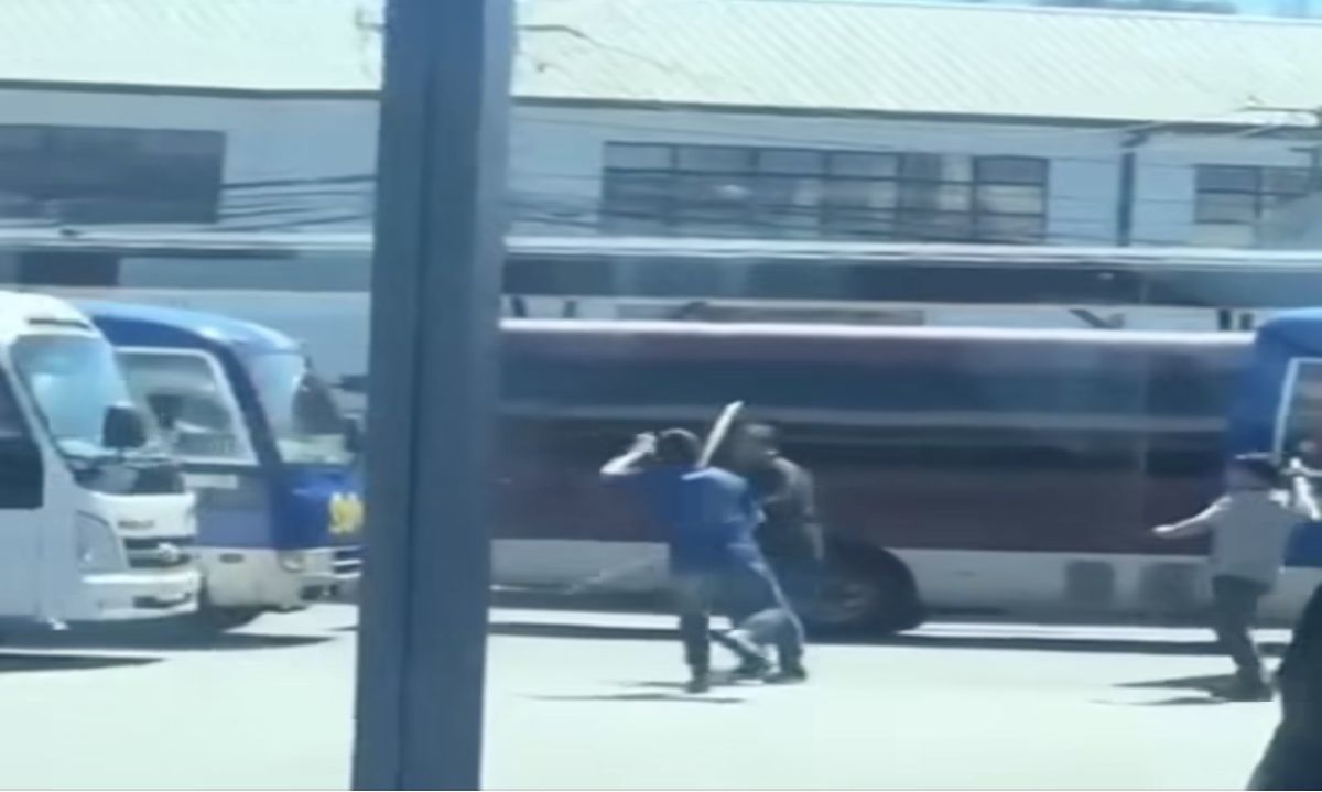 Pelea a palos  en el Terminal de Buses de Puerto Montt se viraliza y genera preocupación