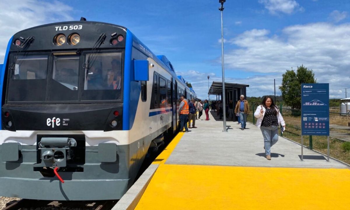 El tren regresa a la Región de Los Lagos: EFE iniciará servicio piloto entre Llanquihue y Puerto Montt el 22 de abril