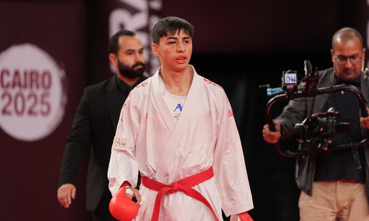 El osornino Enrique Villalón entra al Top 10 mundial del karate en la categoría -60 kg