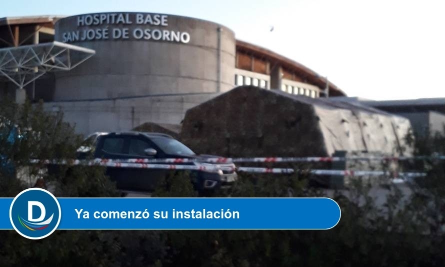 Definen el destino que tendrá el hospital de campaña en Osorno