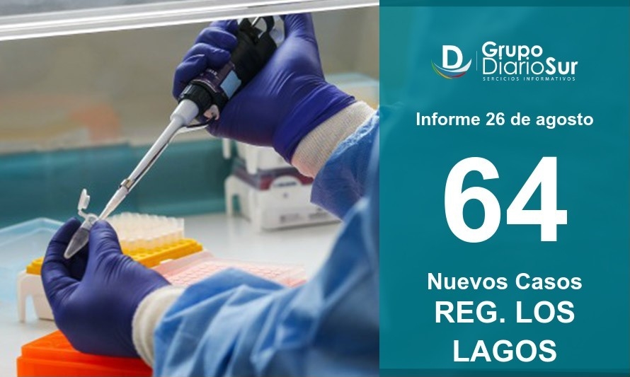 Los Lagos suma 64 casos y llega a 66 fallecidos por Covid-19