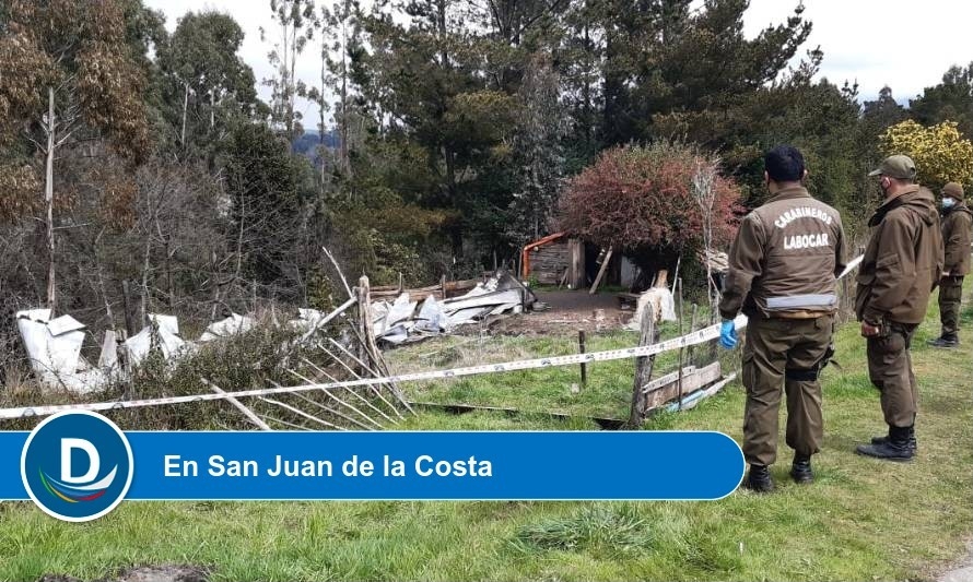 No habría intervención de terceros en incendio en el que murieron dos personas