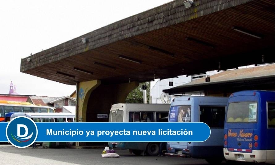 Quedó desierta licitación para construcción del Terminal de Buses de Castro