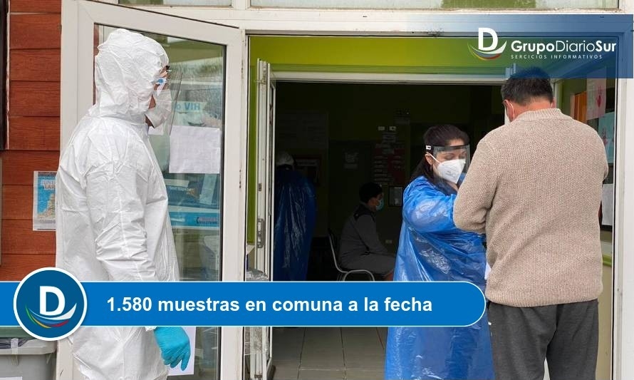 Más de 100 exámenes PCR tomados el fin de semana en Curanué