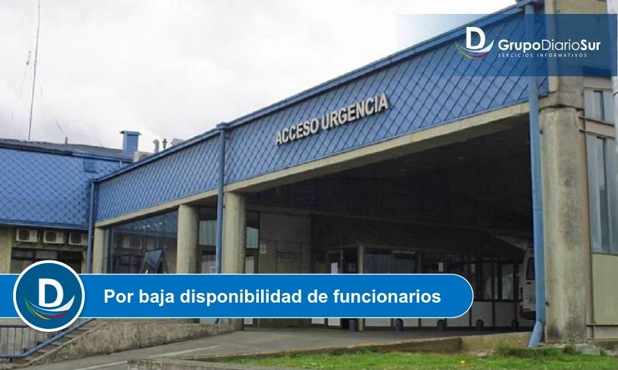 Hospital de Castro tuvo que postergar prestaciones de salud