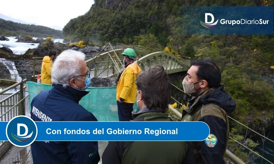 Inician mejoramiento de senderos y pasarelas en Saltos del Petrohué