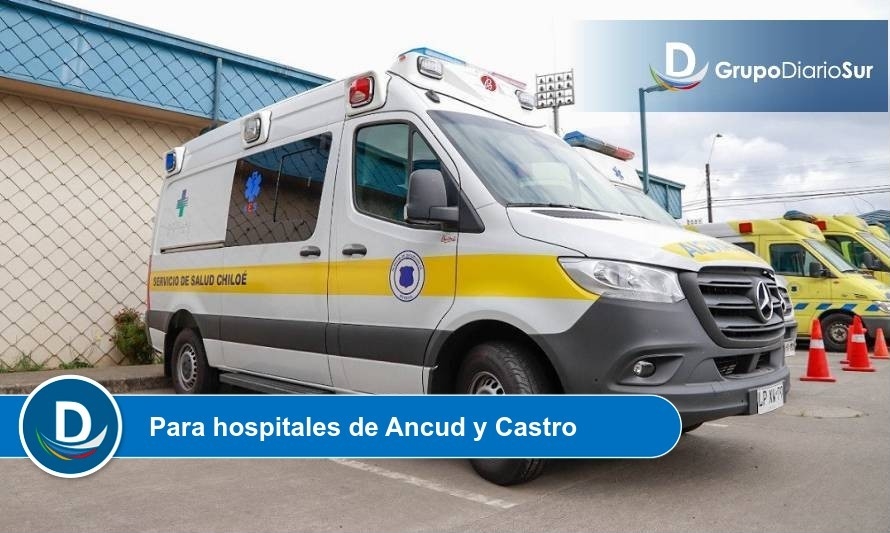 2 nuevas ambulancias adquirió el Servicio de Salud de Chiloé