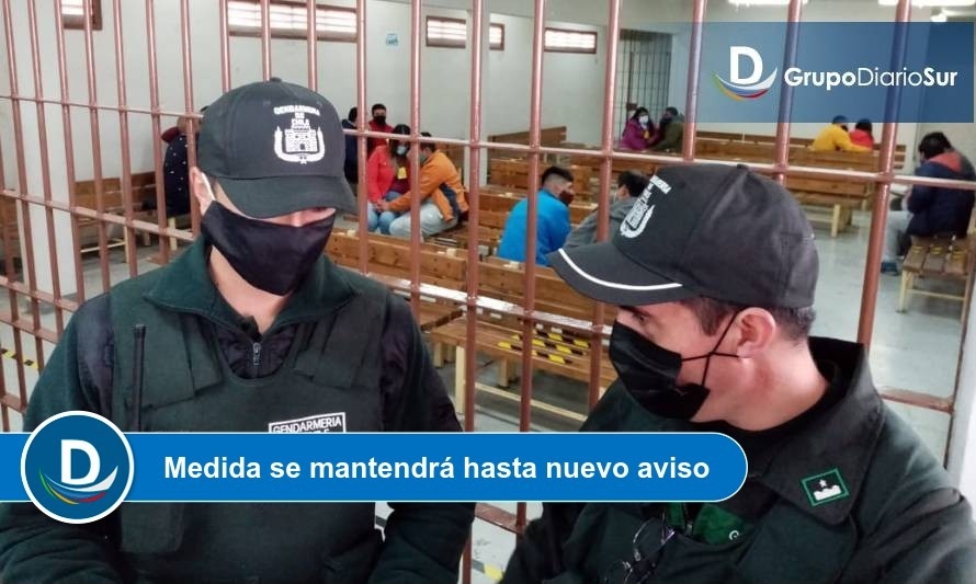 Por brote Covid suspenden visitas a Complejo Penitenciario de Puerto Montt