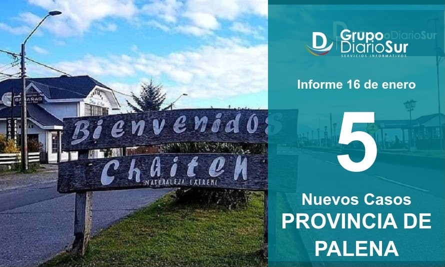 5 nuevos casos de covid-19 se confirman en la provincia de Palena