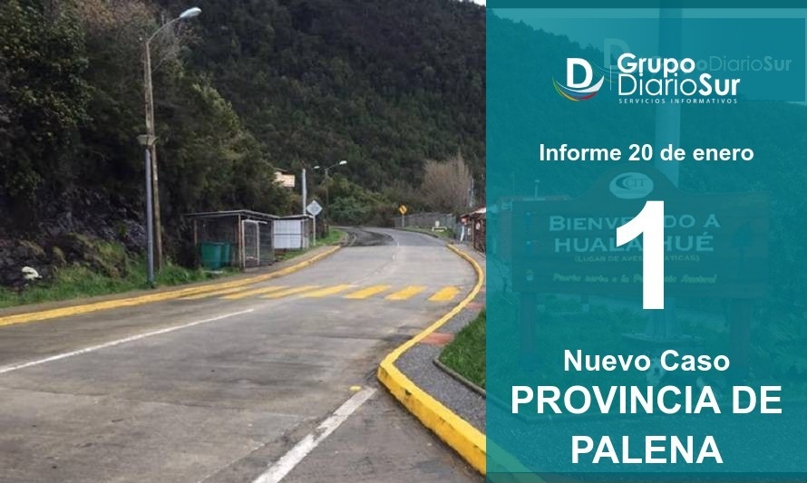 Solo 1 contagio nuevo de covid-19 presenta hoy la Provincia de Palena