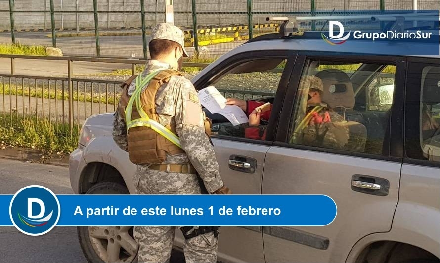 Jefe de Defensa anuncia fin de restricción vehicular en Puerto Montt