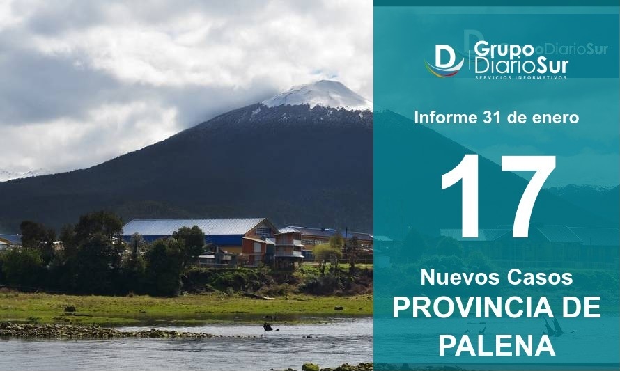 Provincia de Palena marca leve alza de contagios diarios y casos activos