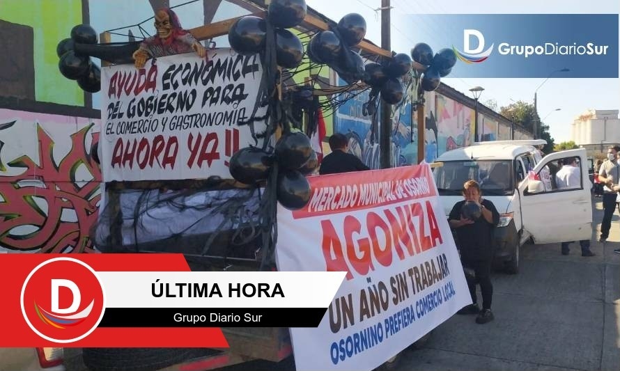 Con caravana gastronómicos y comercio de Osorno levantan la voz  