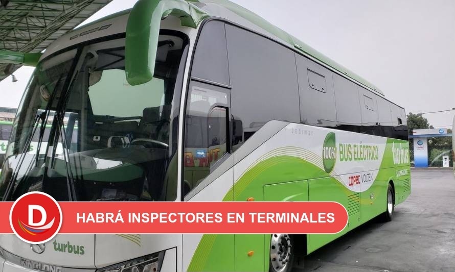 Anuncian fiscalizaciones a buses interurbanos durante semana santa