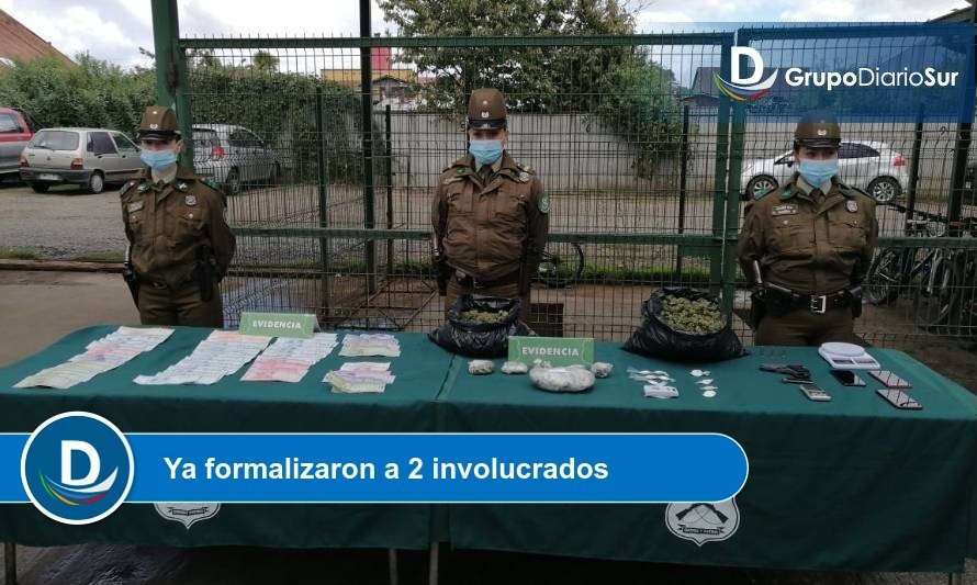 Red completa de narcotráfico fue desbaratada en Osorno 