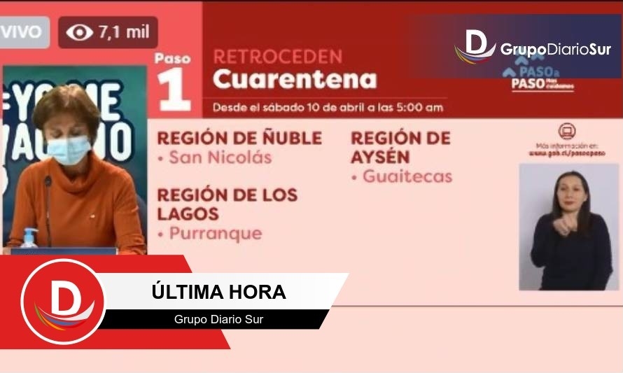 Plan Paso a Paso: Purranque retrocede y Queilen avanza