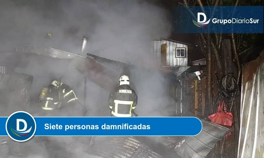 Alerta provocó incendio esta madrugada en Rahue Bajo