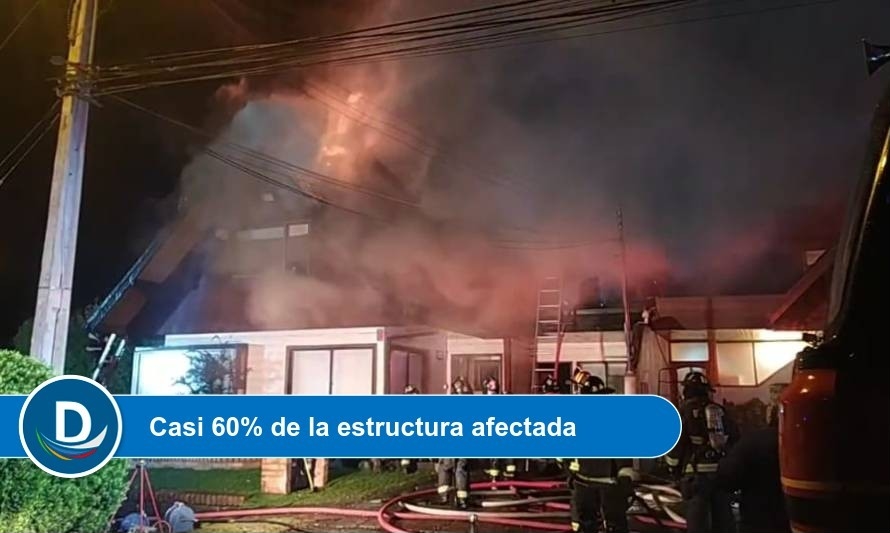 Alarma generó incendio declarado en sector oriente de Osorno