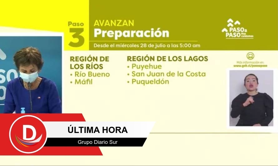 Puyehue, Ancud y otras tres comunas avanzan en plan Paso a Paso