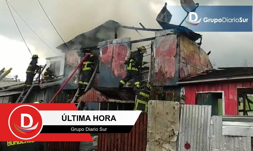 Matrimonio de adultos mayores perdió su hogar tras incendio en Osorno 