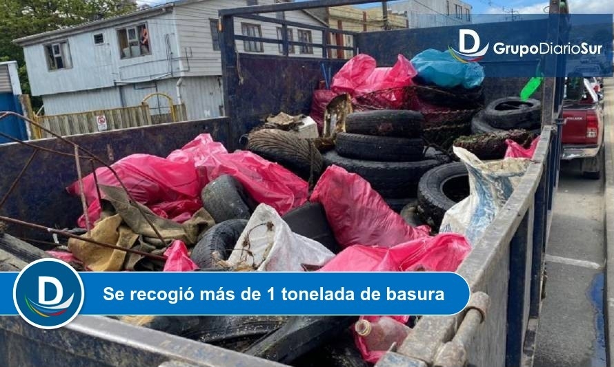 Realizan limpieza de fondo marino y borde costero en Ancud 