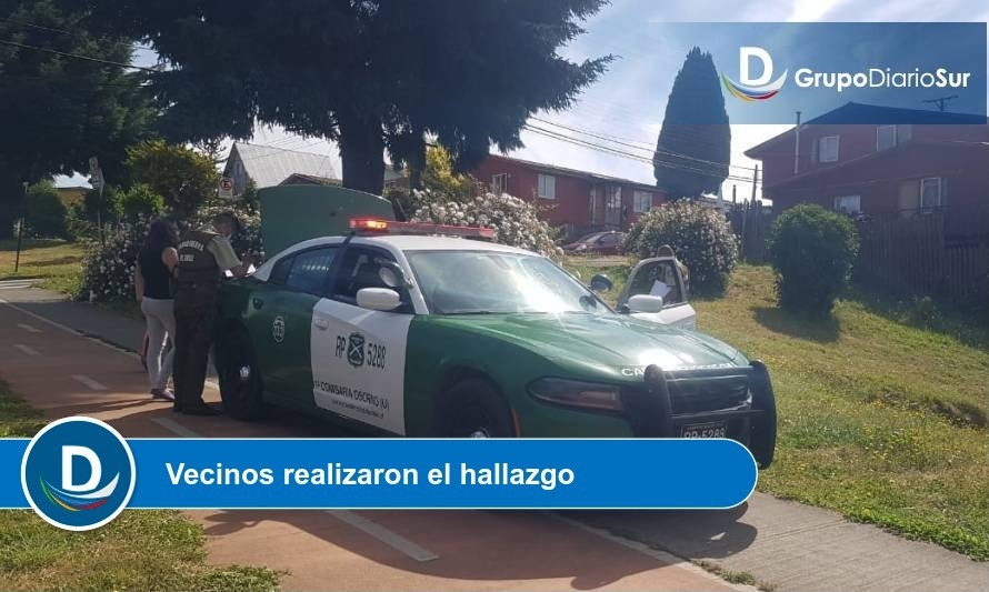 Encuentran cuerpo en calle del sector oriente de Osorno